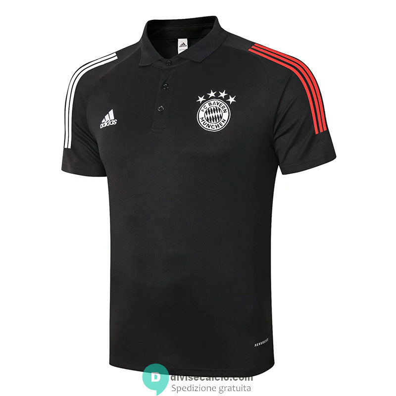 Maglia Bayern Munich Polo Black 2020/2021
