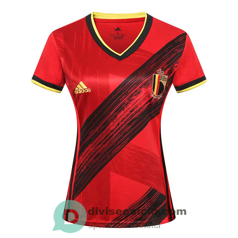 Maglia Belgio Maglia Donna Gara Home Euro 2020