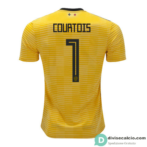 Maglia Belgio Gara Away 1#COURTOIS 2018