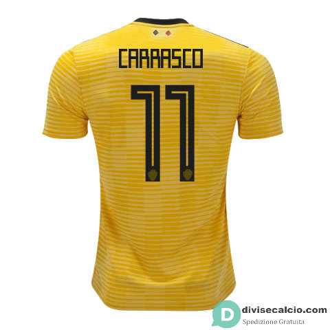 Maglia Belgio Gara Away 11#CARRASCO 2018