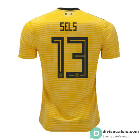 Maglia Belgio Gara Away 13#SELS 2018