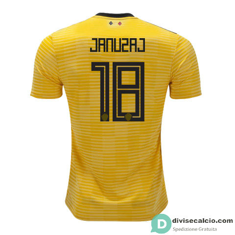 Maglia Belgio Gara Away 18#JANUZAJ 2018