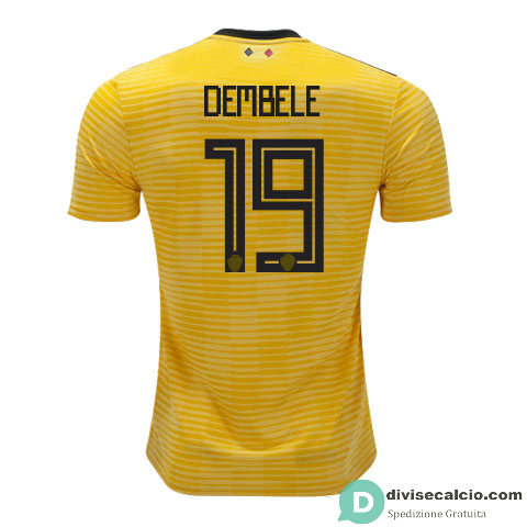 Maglia Belgio Gara Away 19#DEMBELE 2018