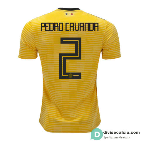 Maglia Belgio Gara Away 2#PEDRO CAVANDA 2018