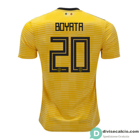 Maglia Belgio Gara Away 20#BOYATA 2018