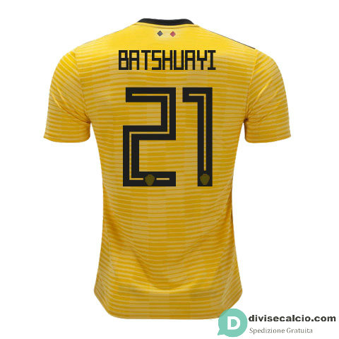 Maglia Belgio Gara Away 21#BATSHUAYI 2018