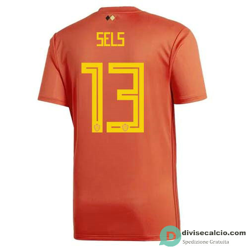 Maglia Belgio Gara Home 13#SELS 2018