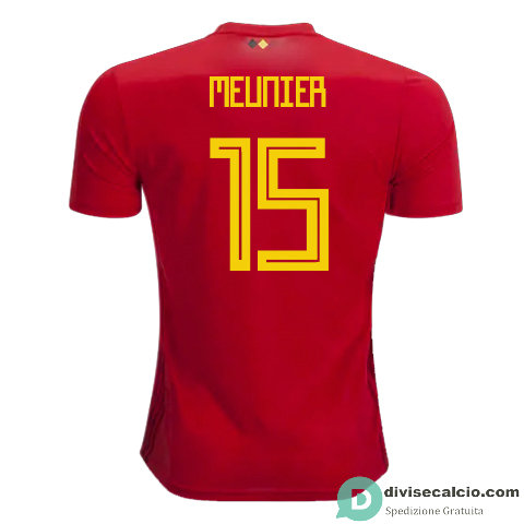 Maglia Belgio Gara Home 15#MEUNIER 2018