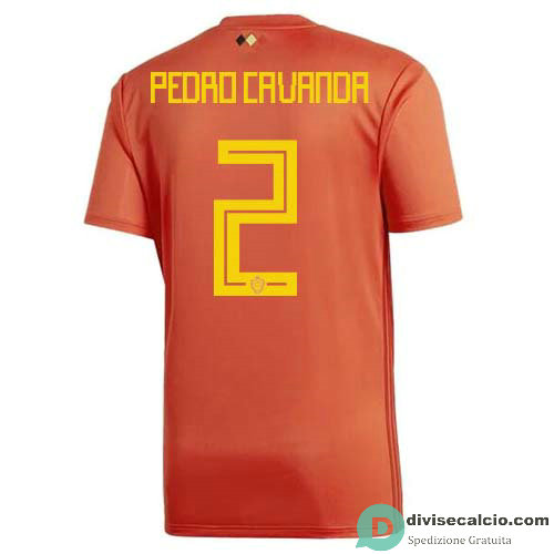 Maglia Belgio Gara Home 2#PEDRO CAVANDA 2018