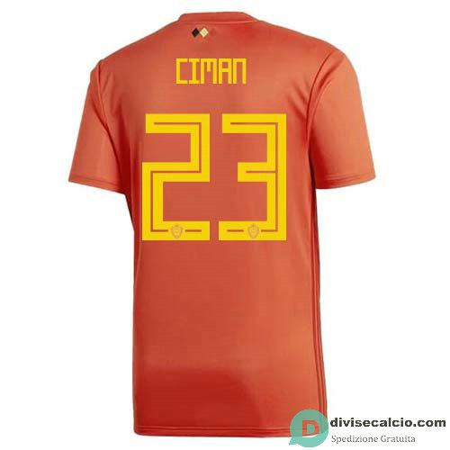 Maglia Belgio Gara Home 23#CIMAN 2018