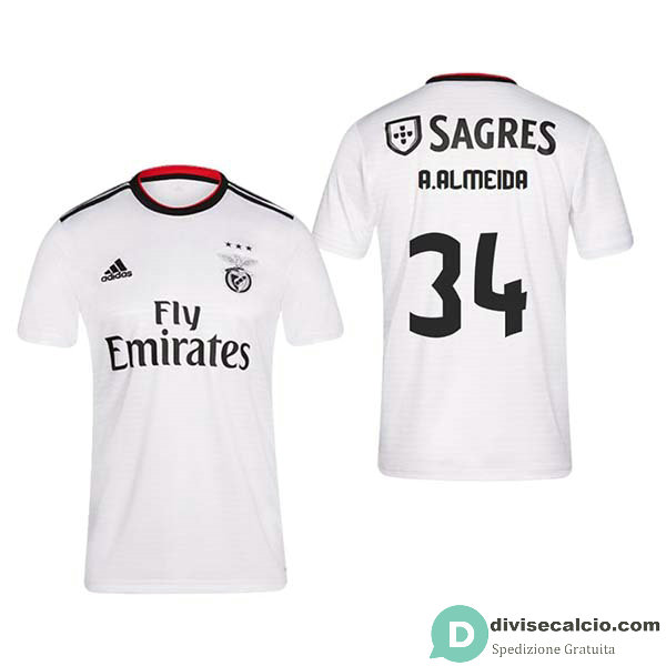 Maglia Benfica Gara Away 34#A.ALMEIDA 2018-2019