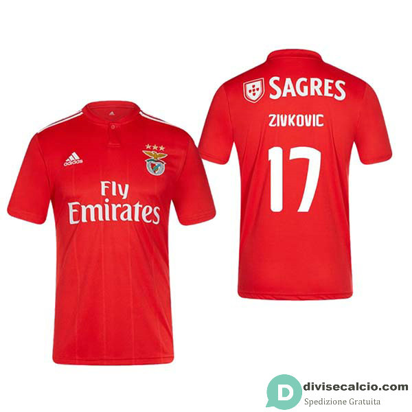 Maglia Benfica Gara Home 17#ZIVKOVIC 2018-2019