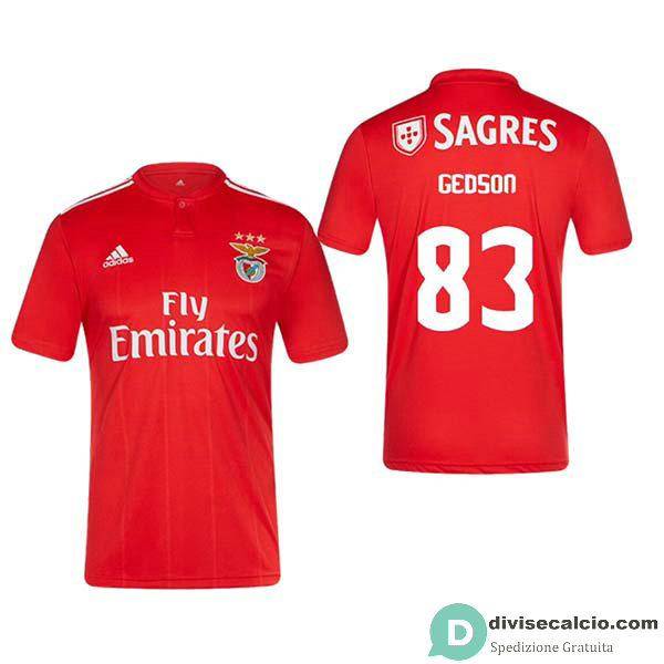 Maglia Benfica Gara Home 83#GEDSON 2018-2019