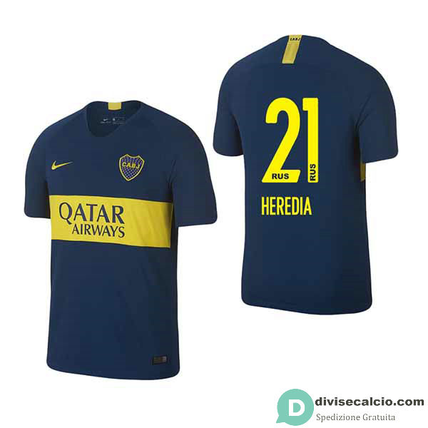 Maglia Boca Juniors Gara Home 21#HEREDIA 2018-2019