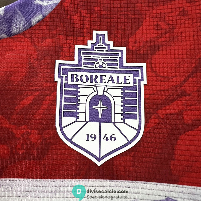 Maglia Boreale Calcio Portiere Red 2023/2024
