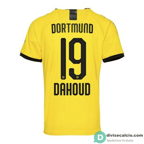 Maglia Borussia Dortmund Gara Home 19#DAHOUD 2019-2020