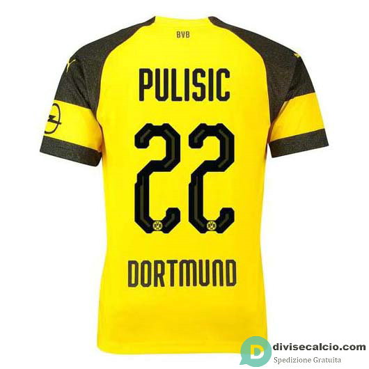 Maglia Borussia Dortmund Gara Home 22#PULISIC 2018-2019