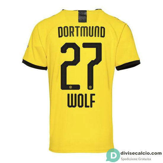 Maglia Borussia Dortmund Gara Home 27#WOLF 2019-2020