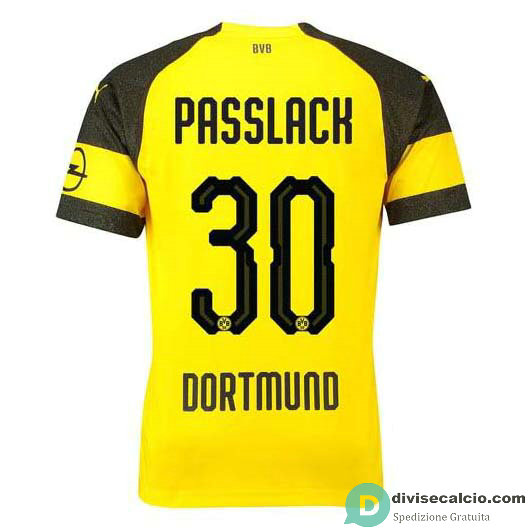 Maglia Borussia Dortmund Gara Home 30#PASSLACK 2018-2019