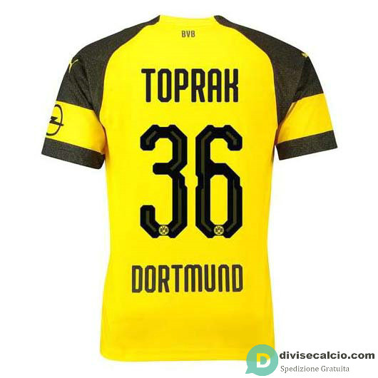 Maglia Borussia Dortmund Gara Home 36#TOPRAK 2018-2019