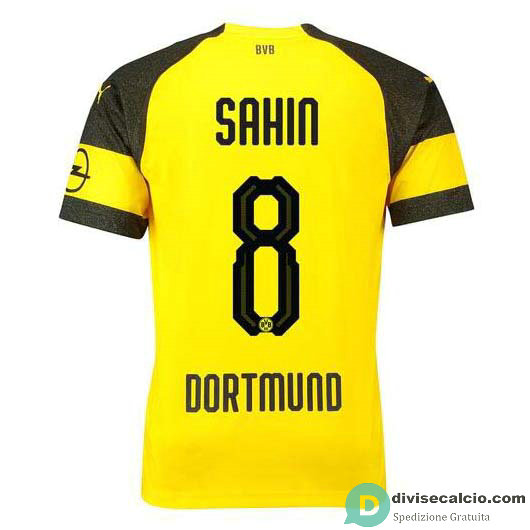 Maglia Borussia Dortmund Gara Home 8#SAHIN 2018-2019