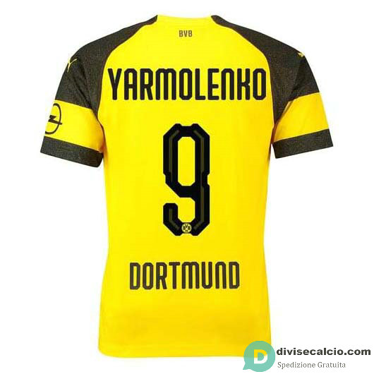 Maglia Borussia Dortmund Gara Home 9#YARMOLENKO 2018-2019