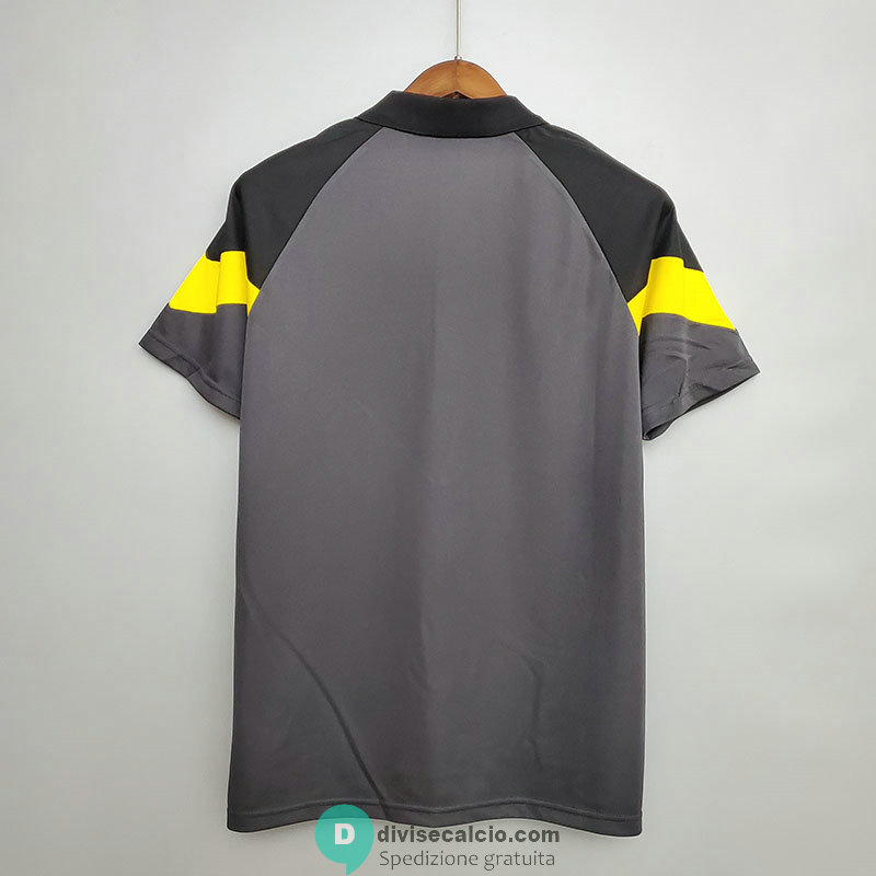 Maglia Borussia Dortmund Polo Black Grey 2020/2021