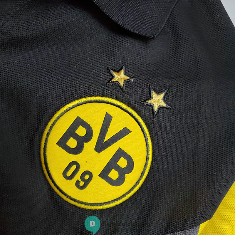Maglia Borussia Dortmund Polo Black Grey 2020/2021