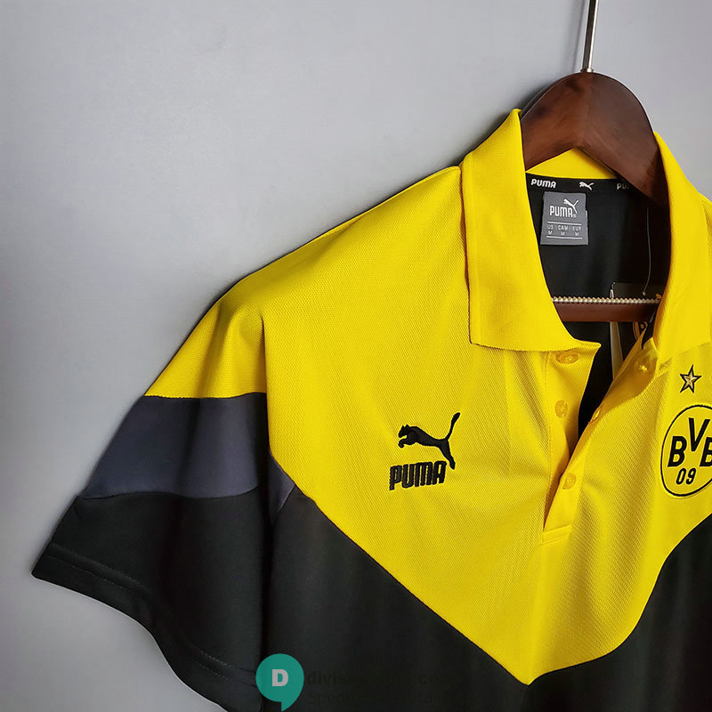 Maglia Borussia Dortmund Polo Black Yellow 2020/2021