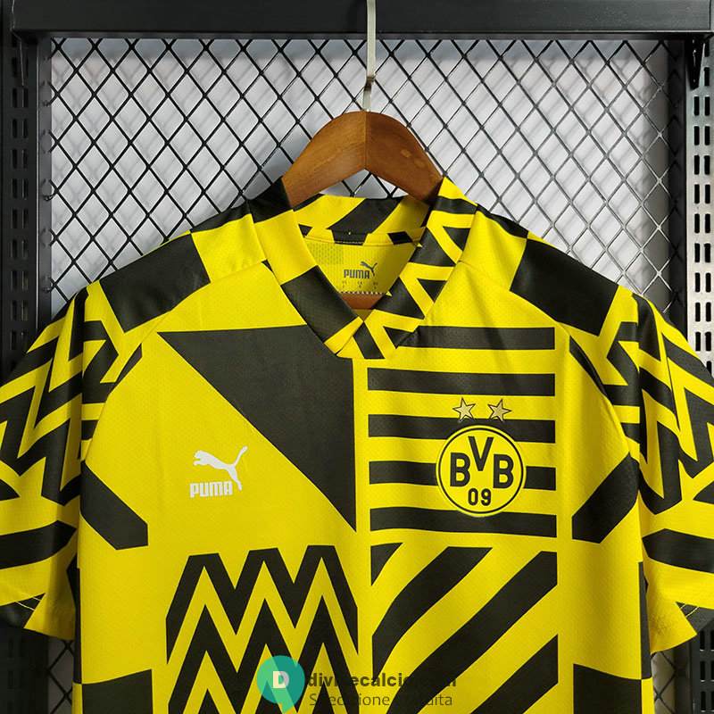 Maglia Borussia Dortmund Pre Match Training Yellow I 2022/2023