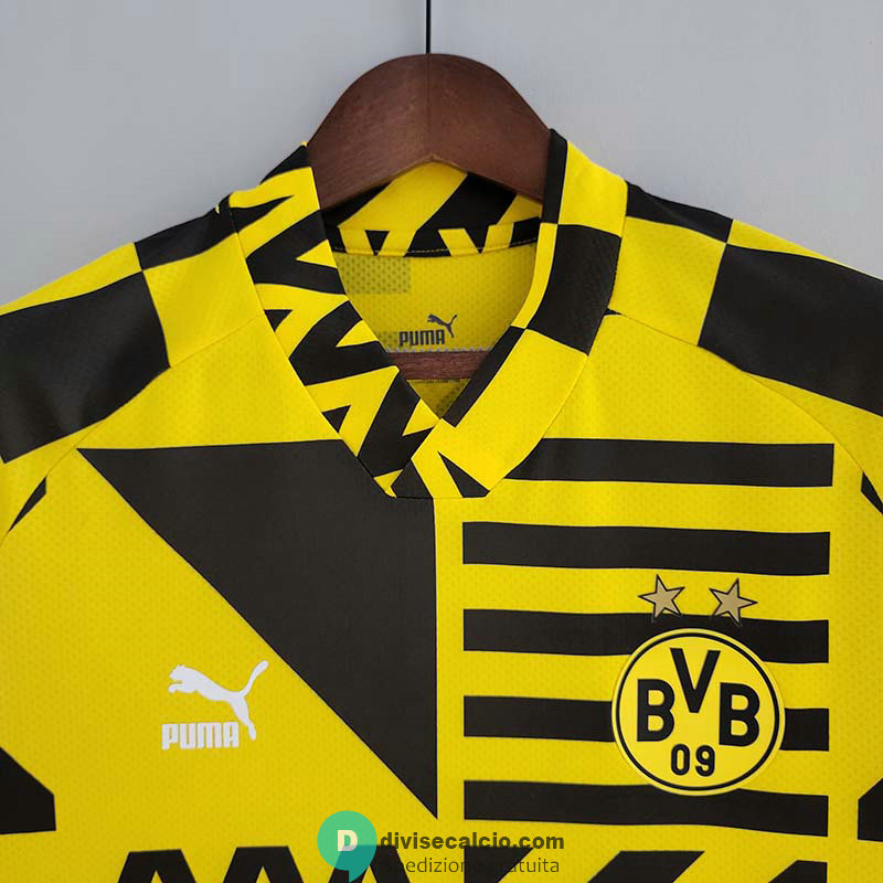 Maglia Borussia Dortmund Pre Match Yellow Black 2022/2023