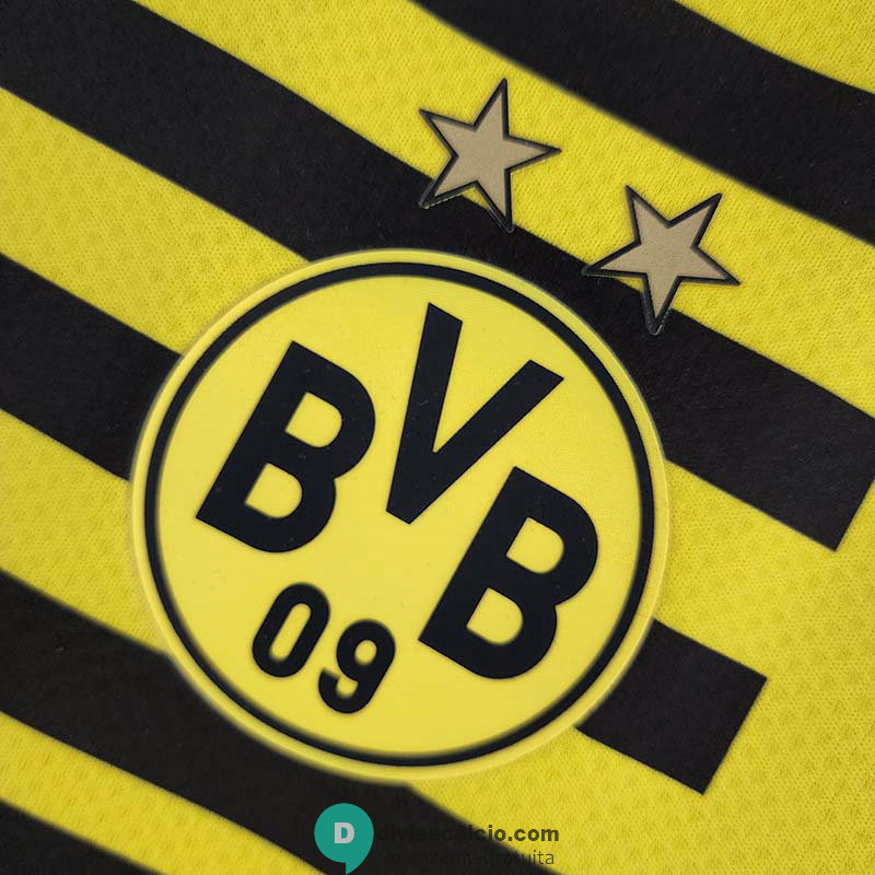 Maglia Borussia Dortmund Pre Match Yellow Black 2022/2023