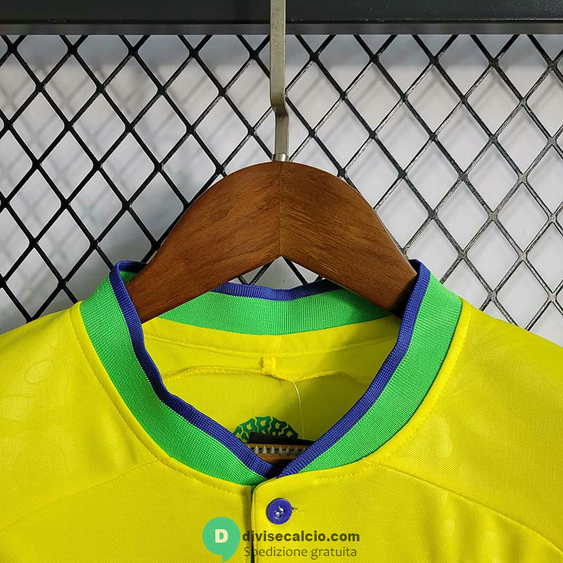 Maglia Brasile Bambino Gara Home 2022/2023