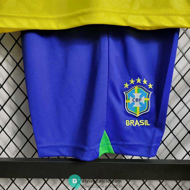 Maglia Brasile Bambino Gara Home 2022/2023