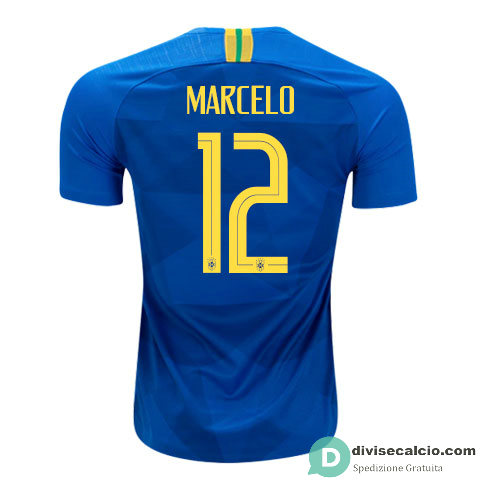 Maglia Brasile Gara Away 16#MARCELO 2018