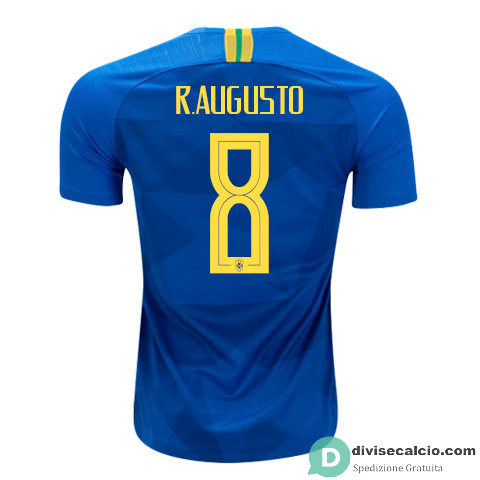 Maglia Brasile Gara Away 8#R.AUGUSTO 2018