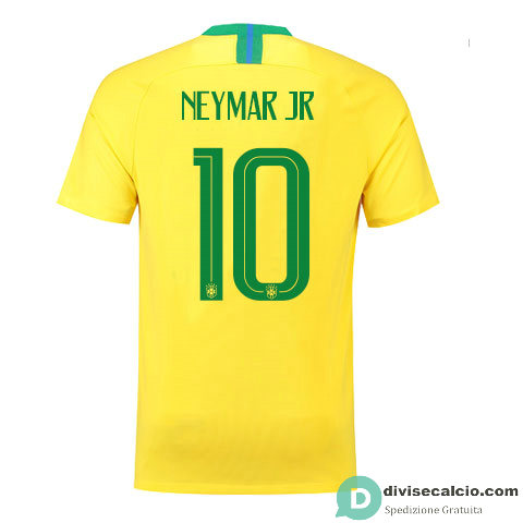 Maglia Brasile Gara Home 10#NEYMAR JR 2018