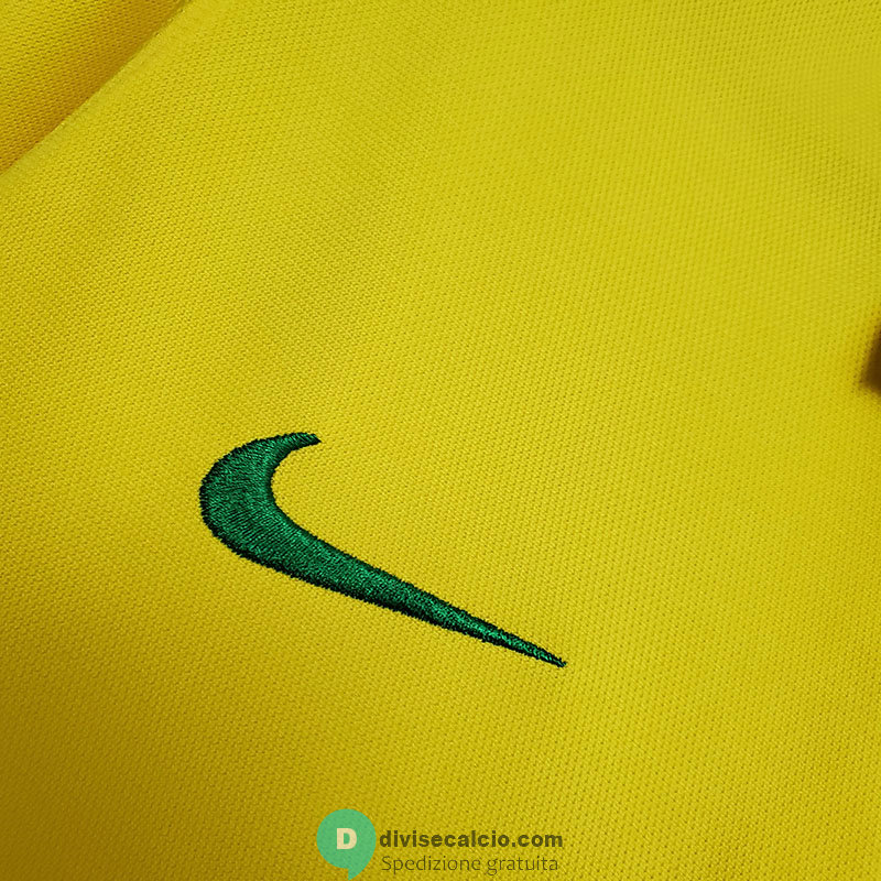 Maglia Brasile Polo Yellow 2020/2021