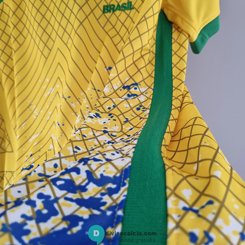 Maglia Brasile Special Edition Yellow I 2022/2023