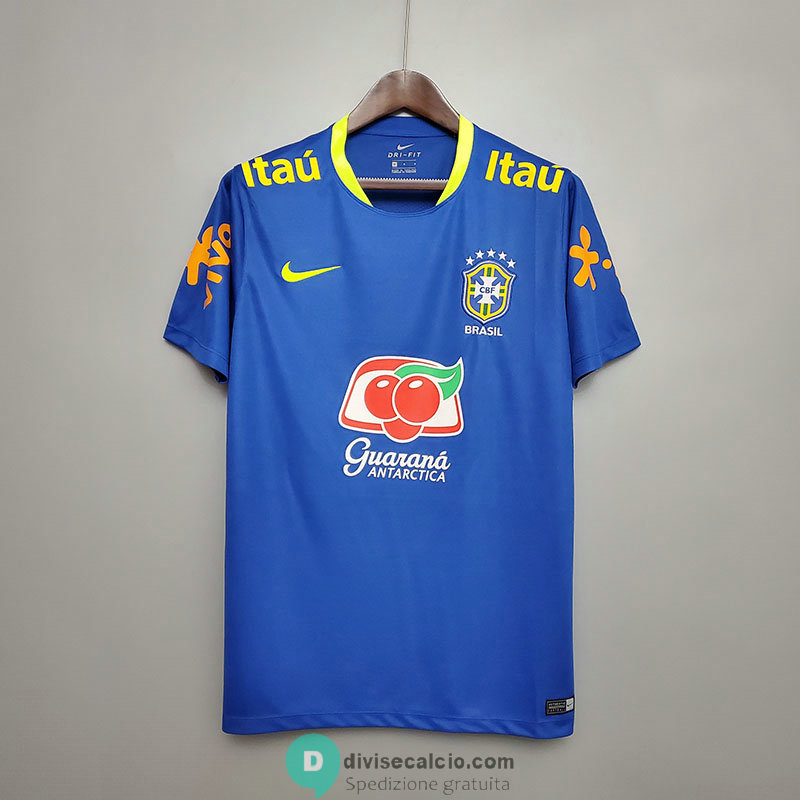 Maglia Brasile Training Blue 2020/2021