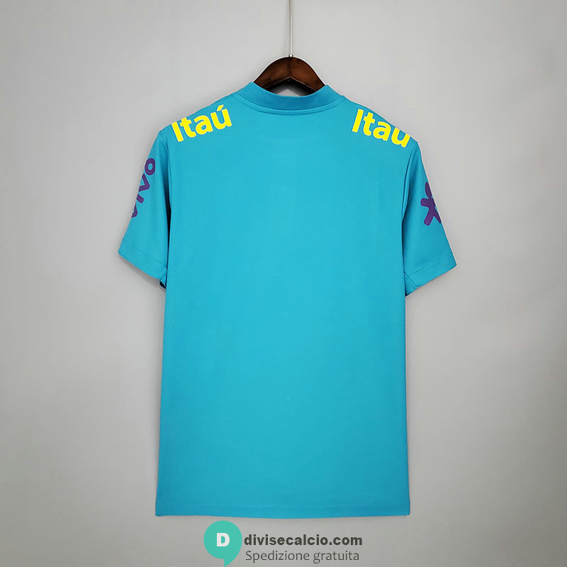 Maglia Brasile Training Blue II 2021/2022