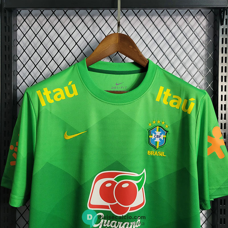 Maglia Brasile Training Green II 2022/2023