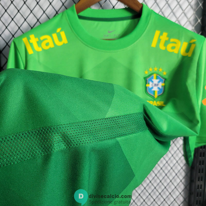 Maglia Brasile Training Green II 2022/2023