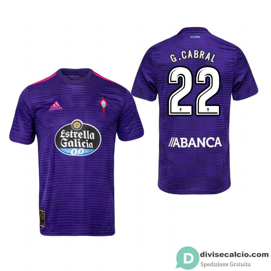 Maglia Celta Vigo Gara Away 22#G.CABRAL 2018-2019