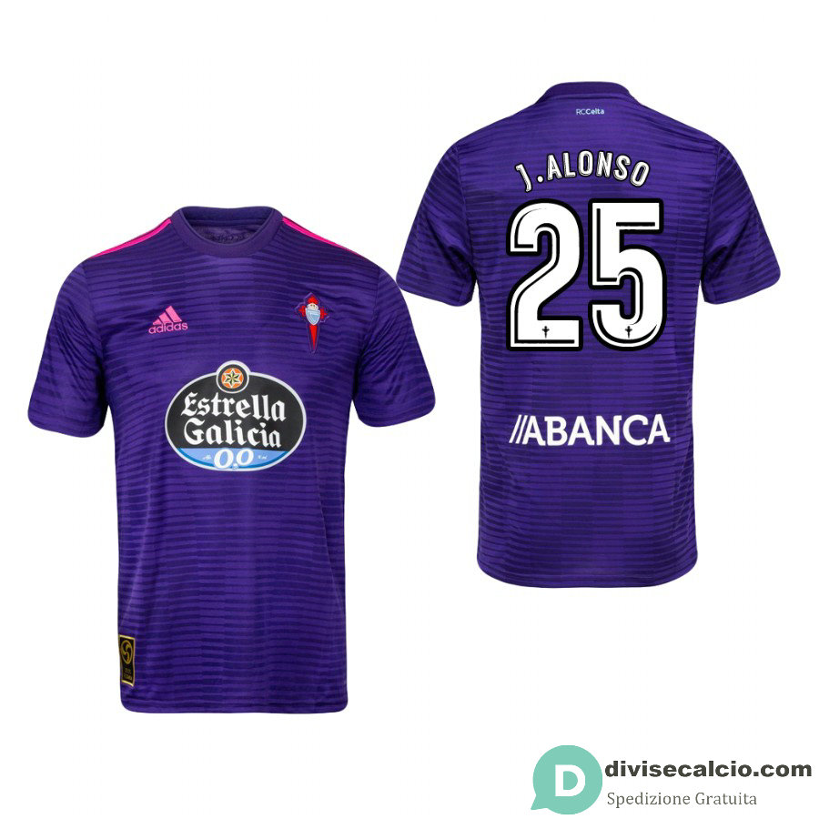 Maglia Celta Vigo Gara Away 25#J.ALONSO 2018-2019