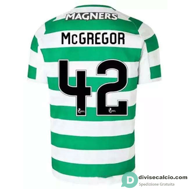 Maglia Celtic Gara Home 42#McGREGOR 2018-2019