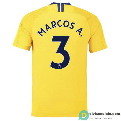 Maglia Chelsea Gara Away 3#MARCOS A. 2018-2019