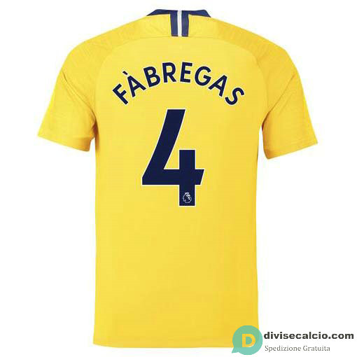 Maglia Chelsea Gara Away 4#FABREGAS 2018-2019