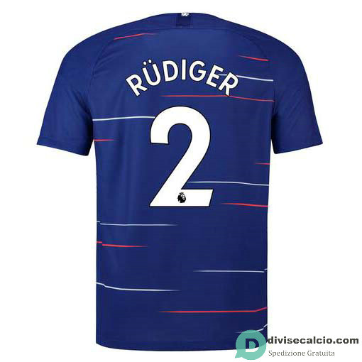 Maglia Chelsea Gara Home 2#RUDIGER 2018-2019