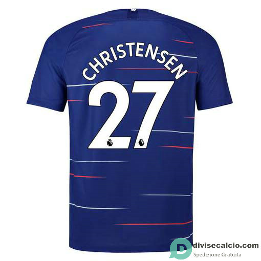 Maglia Chelsea Gara Home 27#CHRISTENSEN 2018-2019